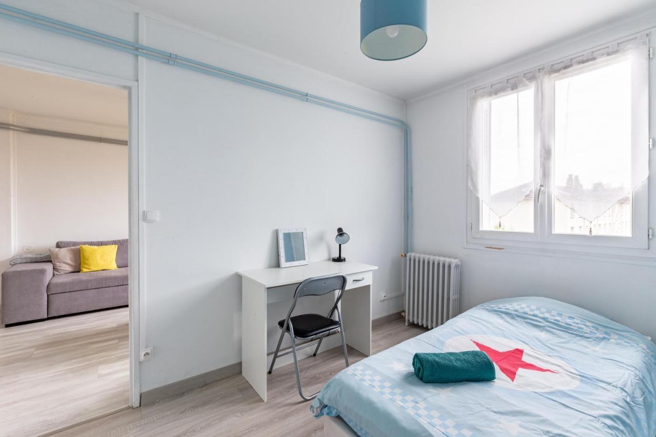 Appart T3 Bien Situe A Bourges + Wifi 외부 사진